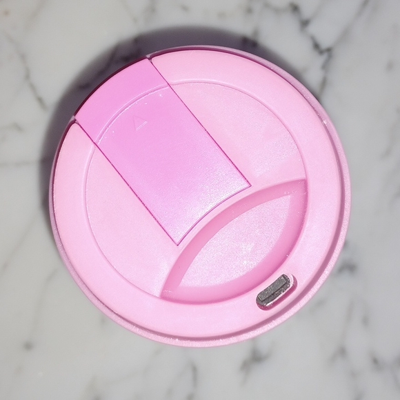 Lilly Pulitzer Let's Cha Cha multi print Summer 2013 pink lid 16 oz Travel mug - Picture 3 of 17